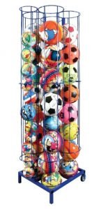 Ball hopper display stand