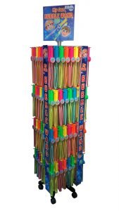 Wire hook display rack