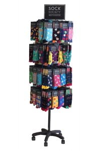 Wire display stand for socks