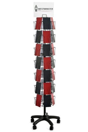 Card Display Stand, Floor Spinner (5"x7" - 36 Pockets)