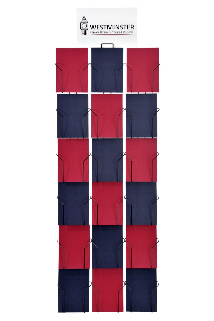 Card Wall Display (6"x8" - 18 Pockets)