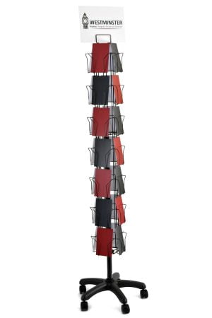 Card Display Stand, Floor Stand (C6 - 28 Pockets)