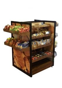 Bakery display stands