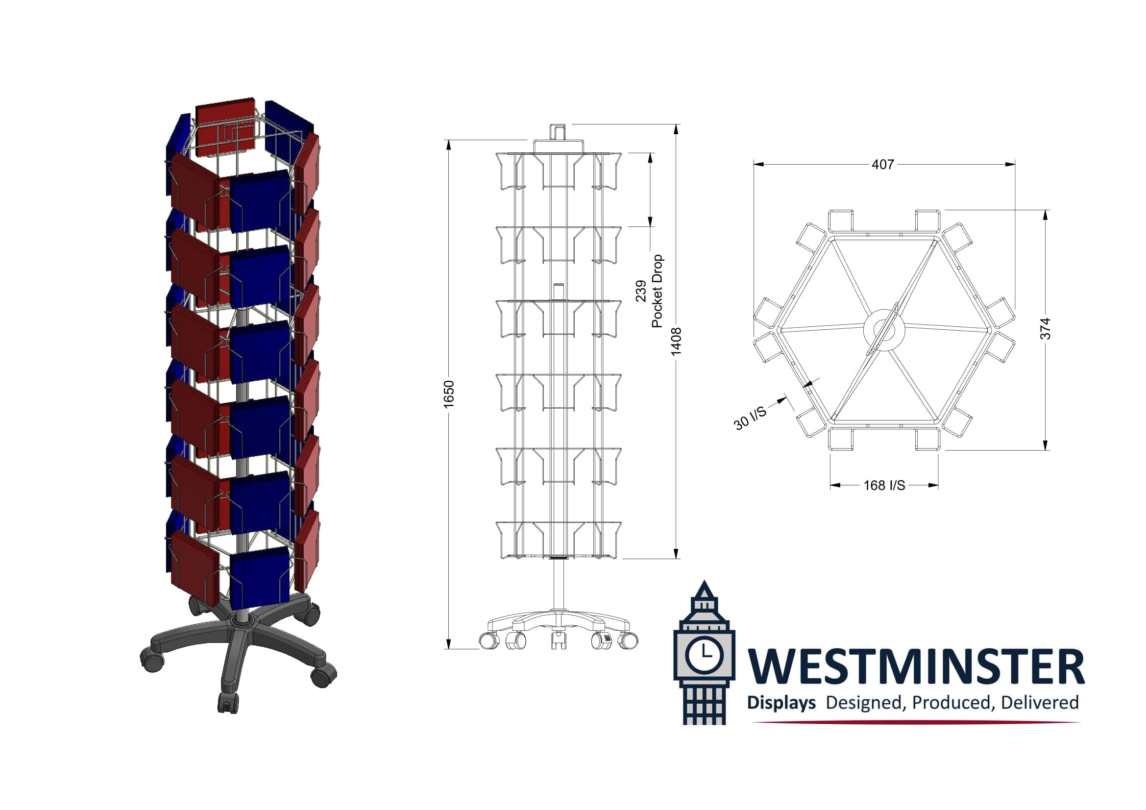 rotating display stands