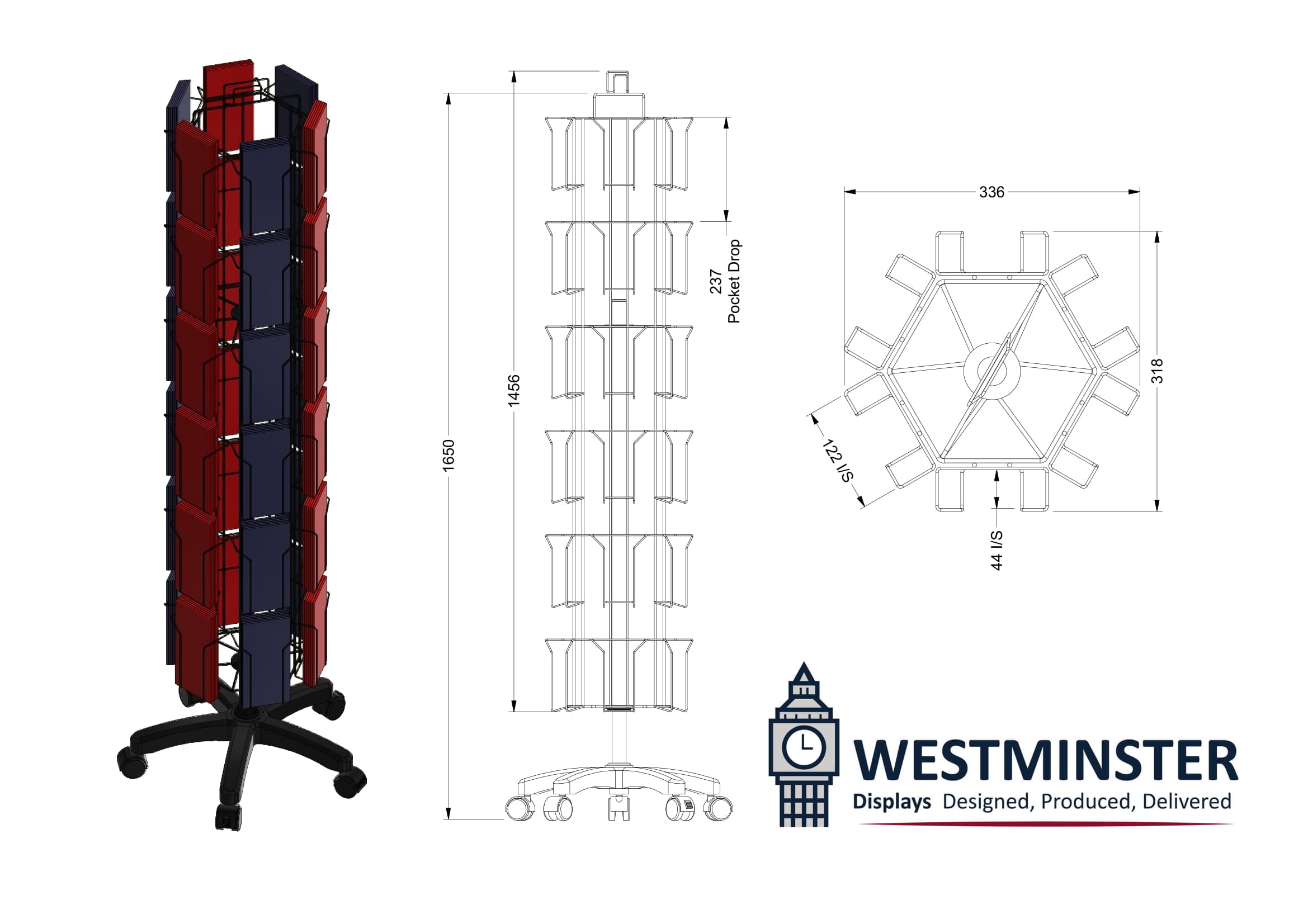 wire turning Display Stand