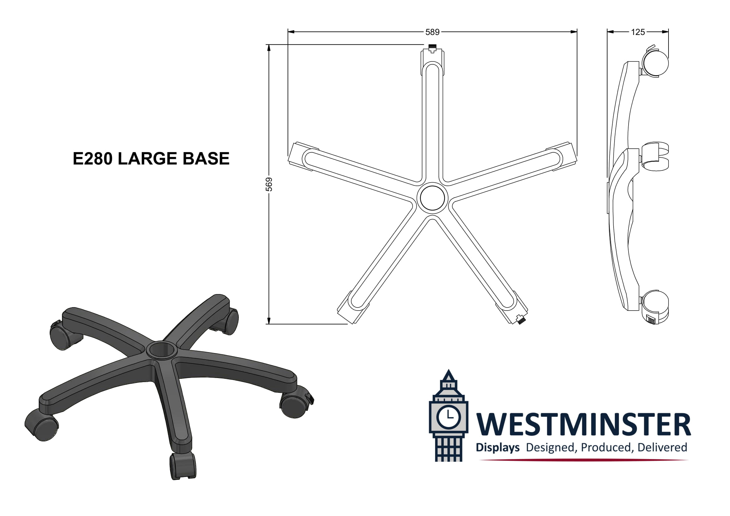 Display stand base