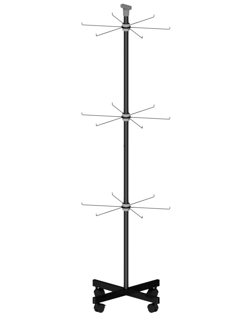 Wire hook display stand