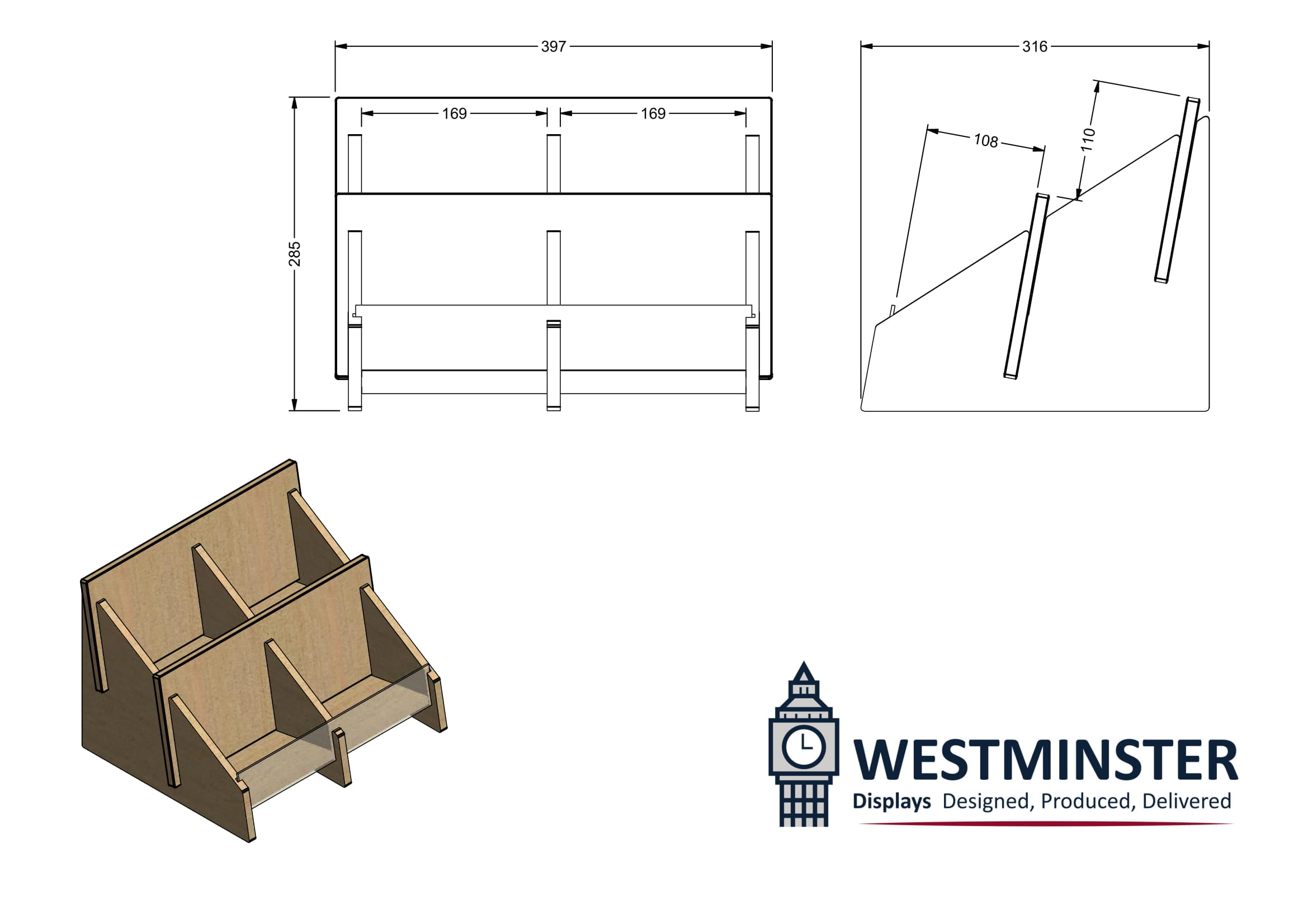 Leaflet display stand
