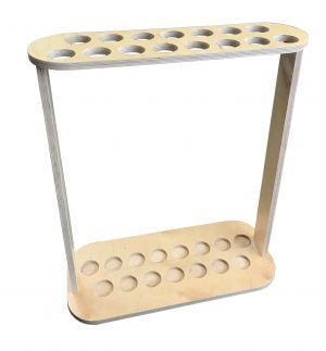 Wooden display rack