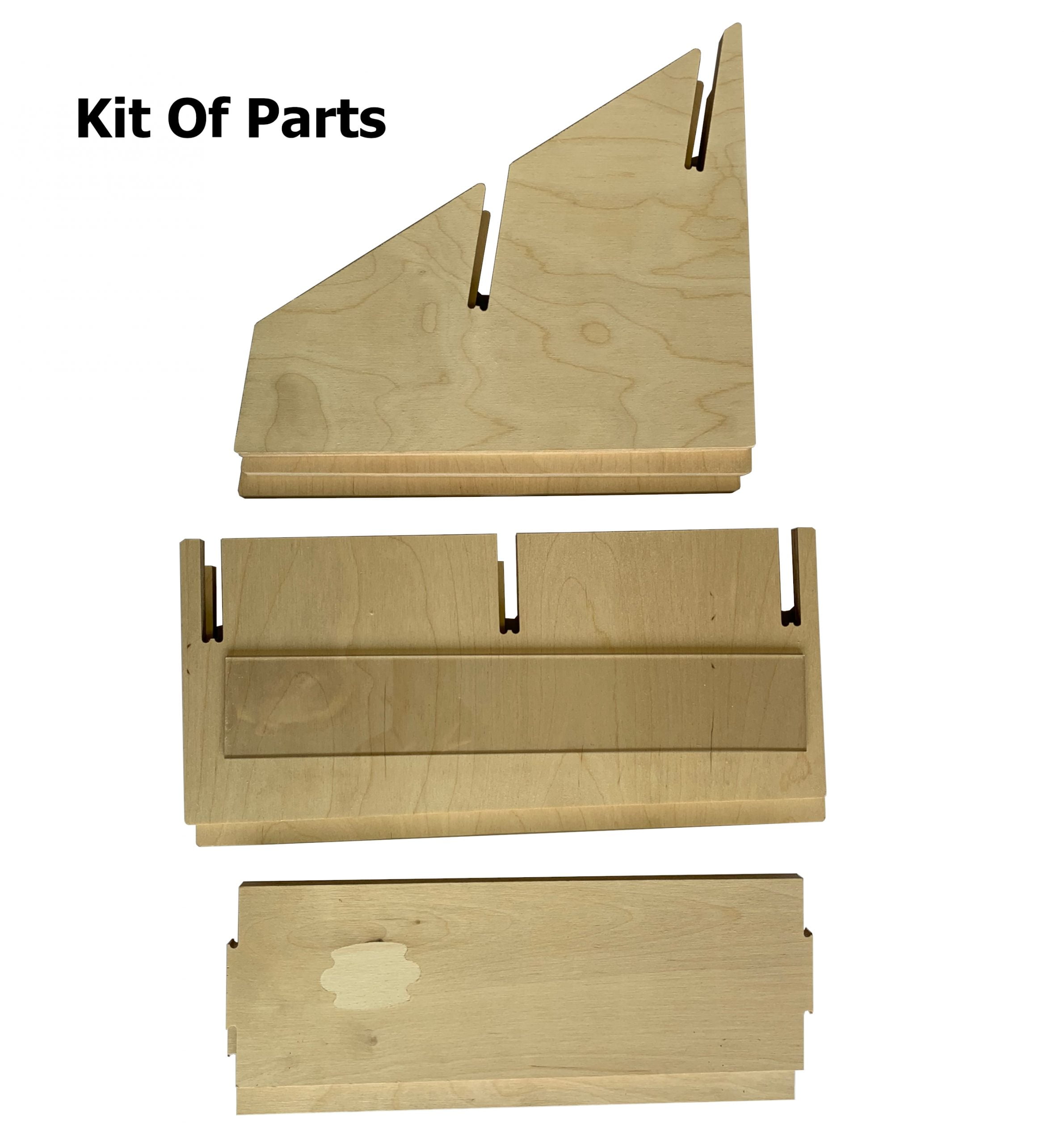 Wooden display stands