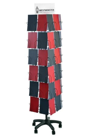 Card Display Stand, Floor Spinner (6"x9" - 48 Pockets)