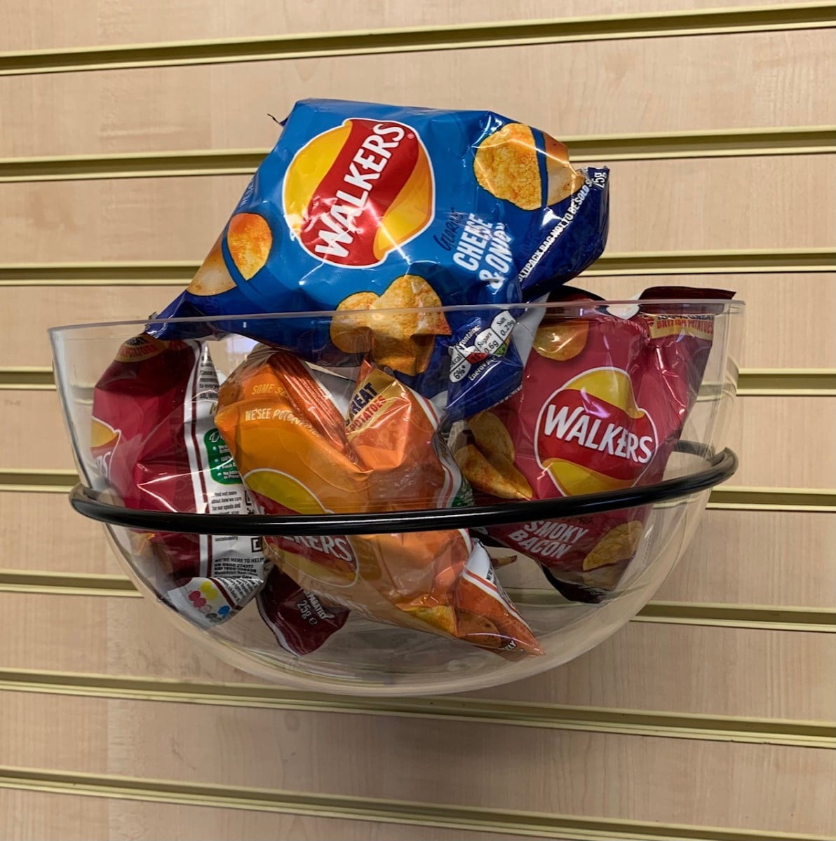 acrylic dump bin
