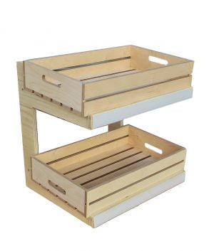 2 tier display stand